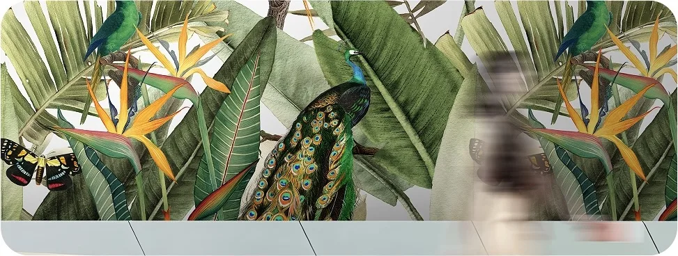 Tropical public space mural